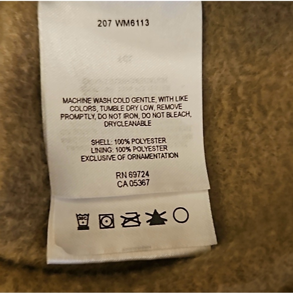 COLUMBIA JACKET SPORTSWEAR COMPANY M TAN BROWN FLEECE - Picture 10 of 10